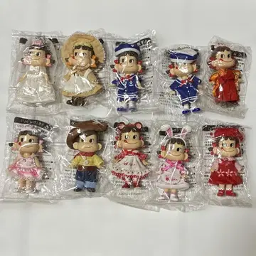 프리티 페코짱 피규어 키링 10개