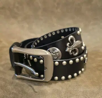 남성용 가죽 소가죽 스터드 웨스턴 벨트 펑크 록 벨트