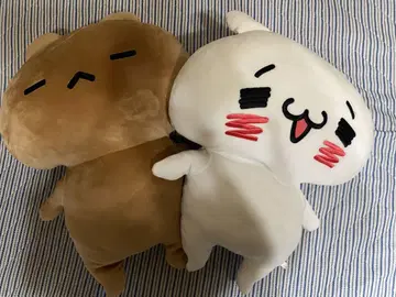 너무 사랑해서 제일 좋아하는. 쫀득쫀득 쿠션 봉제 인형 고양이곰