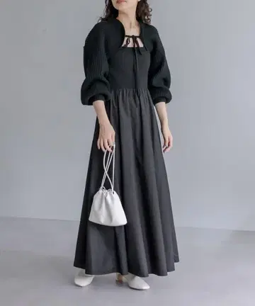mystic 볼레로 베어 원피스 SET