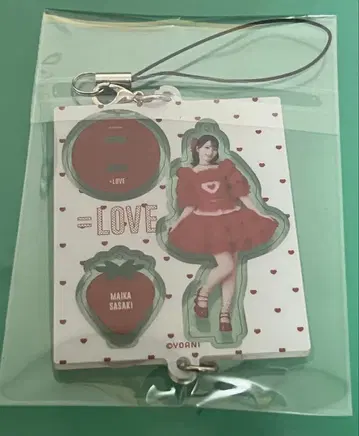 =LOVE 이코러브 미니 복권 사사키 마이카 아크릴 스탠드 키링 토쿠베츄