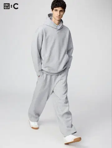 UNIQLO 맨투맨 와이드 팬츠 xs