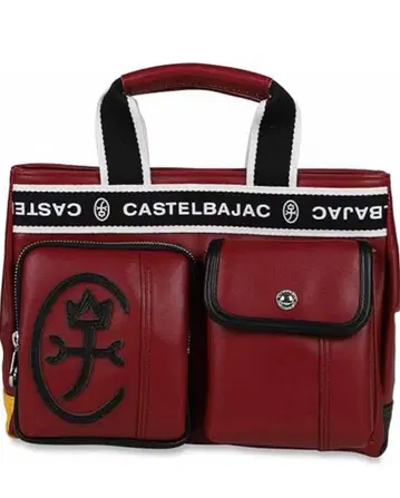 까스텔바작 미니 토트백 도미네 레드 미사용