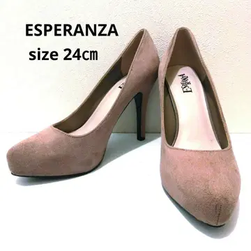 ESPERANZA 스웨이드 스틸레토 하이힐
