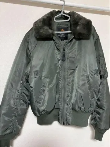 ALPHA INDUSTRIES B-15 플라이트 자켓 M 사이즈