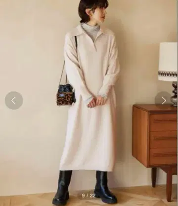 JOURNAL STANDARD relume 새상품급 폭스 울 폴로 원피스