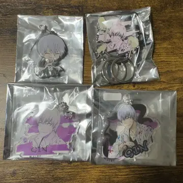 BLEACH 이치마루 긴 아크릴 키링 러버 참 키링