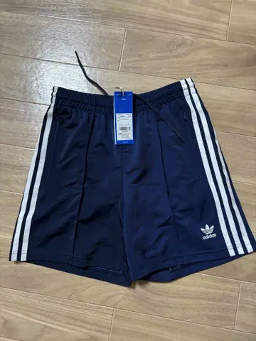 adidas 3선 숏팬츠 S 네이비
