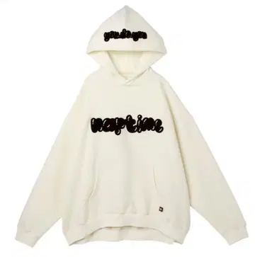 Naptime. 와펜 후드티 아이보리