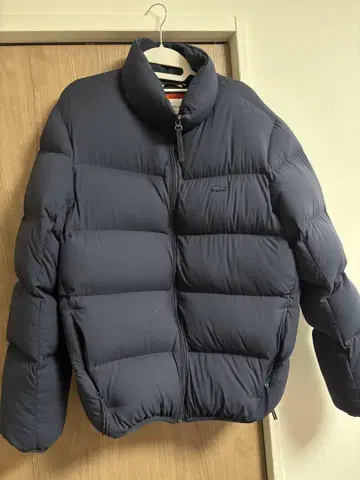 LACOSTE 네이비 다운 자켓 US M