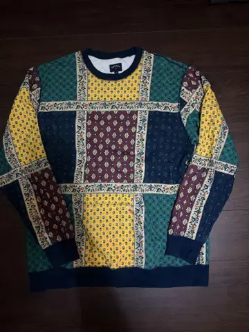 NOAH 프로방스 크루넥 패치워크 맨투맨 XL