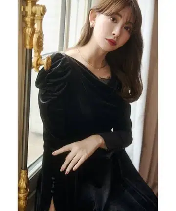 [거의 미사용] Majestic Velour Dress/S