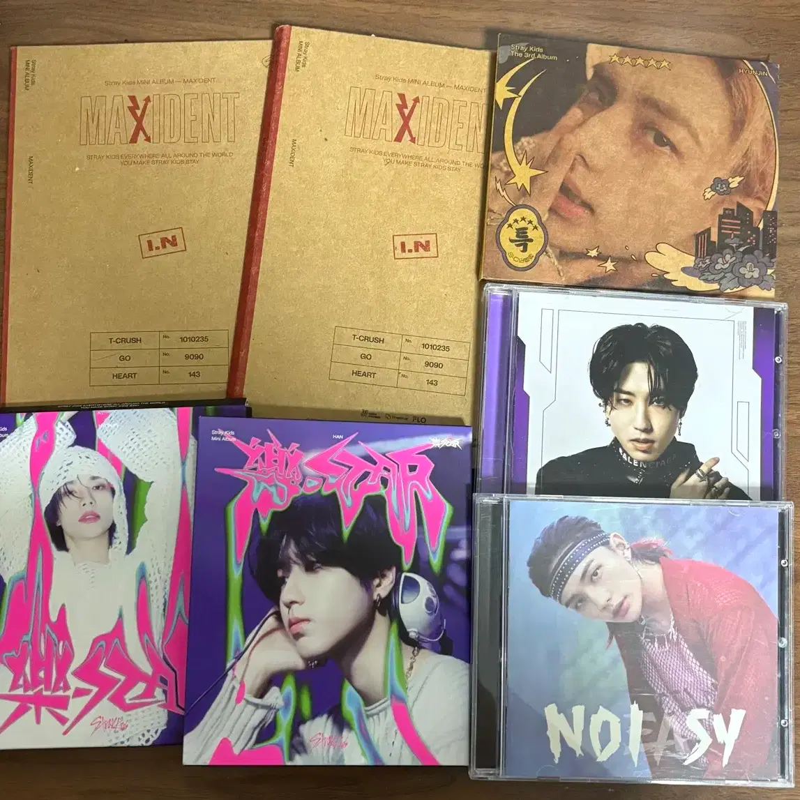 SKZ MAXIDENT Oddinary Rockstar Noise Individual Album i.n Hyunjin Han