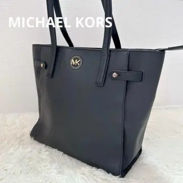 마이클코어스 토트백 가죽 A4 수납 블랙 검정 출퇴근 비즈니스