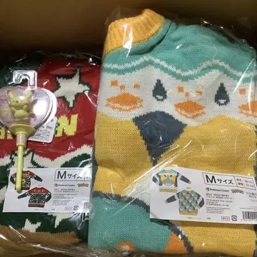 누마쿠로 불가사리 스웨터 포켓몬 2024 크리스마스 M 사이즈