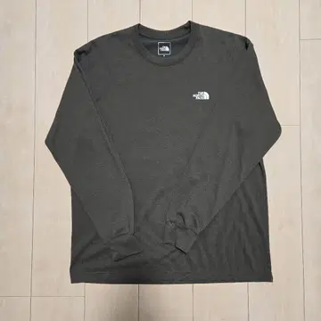 THE NORTH FACE XL 긴팔 티셔츠 카키