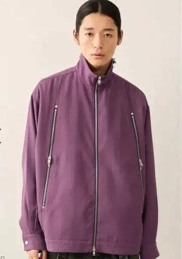 라디얼 지퍼 블루종