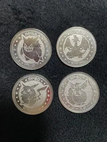포켓몬 배틀 코인 4개 세트