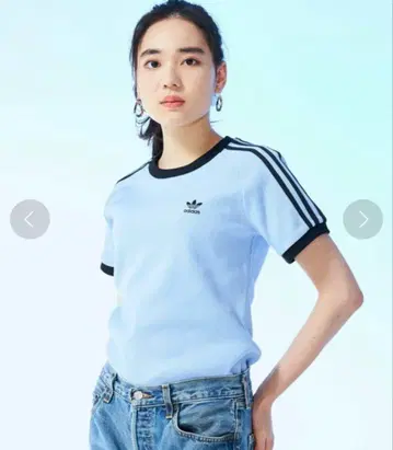 adidas Originals 와플 티셔츠 블루