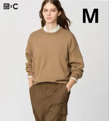 UNIQLO 유니클로 스무스 코튼 크루넥 스웨터 M