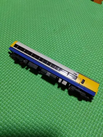 N 게이지 철도 모형 파랑 옐로우 컬러