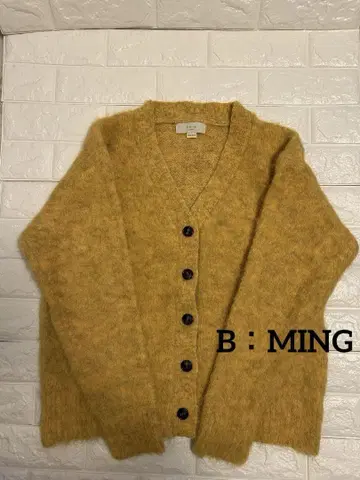 [ 미사용 ] B:MING 니트 가디건 루즈핏 실루엣 포근포근