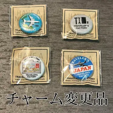 TRAVELER'S FACTORY 배지 4개 세트