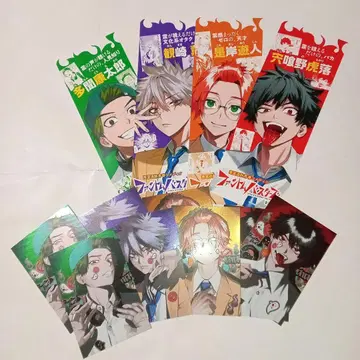 팬텀 버스터즈 특전 엽서 8장 단책 포스터 세트 익명 배송