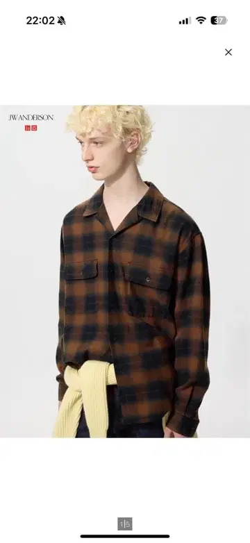 JW ANDERSON 브러쉬드 코튼 오버 사이즈 셔츠