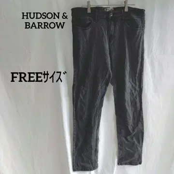 HUDSON & BARROW [프리] 데님 청바지 다크 그레이