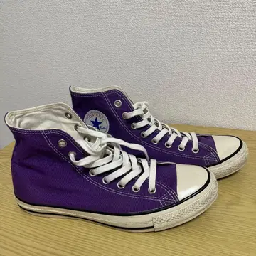 Converse 보라색 하이컷 스니커즈
