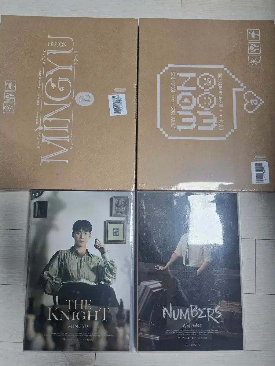 Seventeen SVT Wonwoo Mingyu Birthday Box