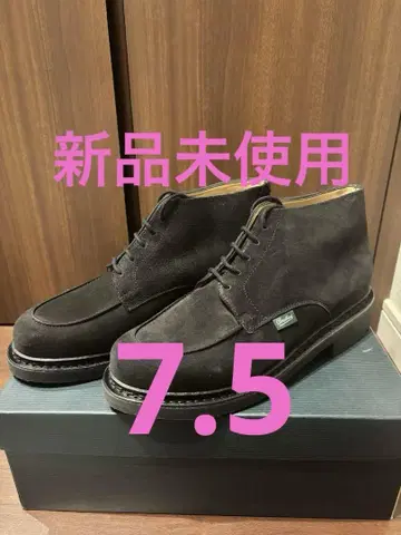 별주 Paraboot 샹보드 스웨이드 블랙 7.5