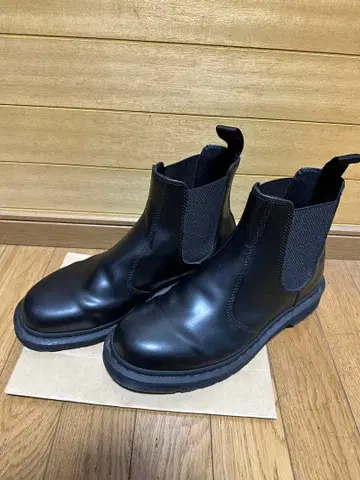 Dr. Martin 블랙 사이드 고어 부츠 UK9 28cm