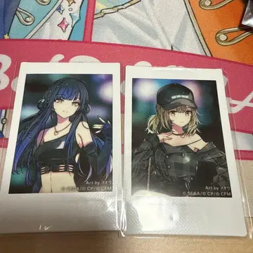 시라이시 안 아즈사와 코하네 ZOZO 콜라보 폴라로이드