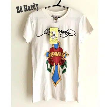Ed Hardy 에드하디 y2k LOVE 셔츠 XS