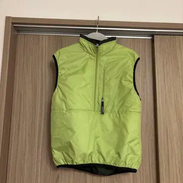 Patagonia 라임 그린 퍼프볼 베스트 S