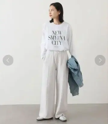 JOURNAL STANDARD 트랙 와이드 스웨트 팬츠