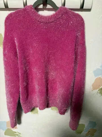 MAISON SPECIAL 핑크 긴팔 스웨터