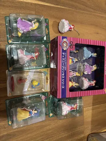 디즈니 프린세스 피규어 세트 6체 오너먼트