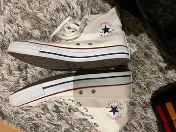 Converse 올스타 하이컷 스니커즈 화이트