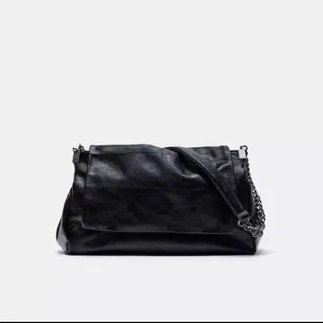 ZARA 락 플랩 숄더백 블랙