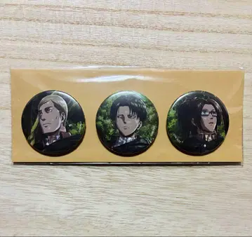 진격의 거인 WIT 캔뱃지 세트 리바이 엘빈 한지 거목의 숲