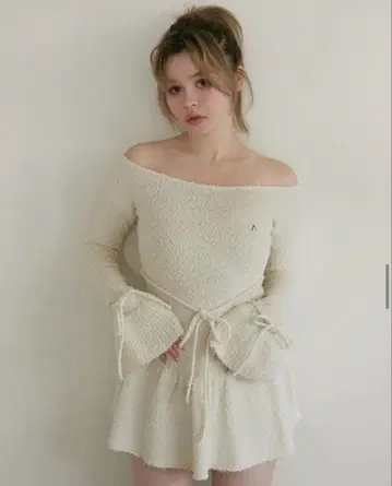 andmary sailor knit mini dress