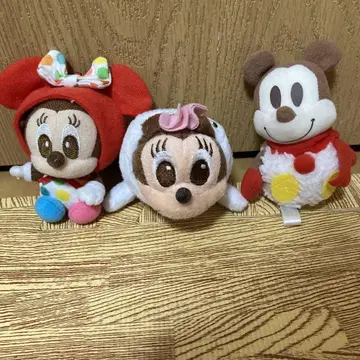 미키 미니 봉제 인형 세트