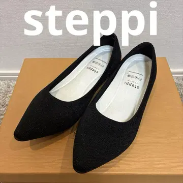 steppi 스테피 펌프스 플랫 스틸레토 블랙