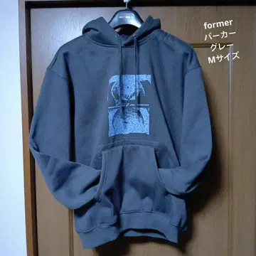 former 후드티 M 사이즈/그레이 새상품급