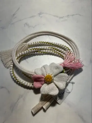 순수 실크 장식 허리띠 5