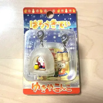 지역 한정 키티 눈사람ver. 지퍼 마스코트 레어