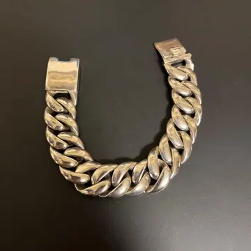 실버 925 팔찌 초와이드 키헤이 빈티지